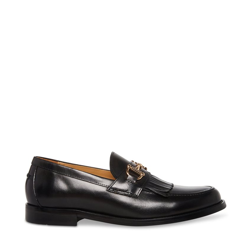 Loafers Steve Madden Bronson Cuero Hombre Negras | ES QB2S61